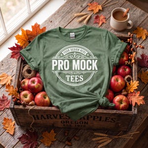Gildan 64000 Fall Tshirt Mockup Bundle, 65 Colors Flat Lay (Digital Download) image 9