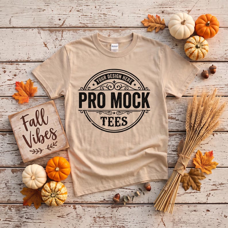 Gildan 64000 Fall Tshirt Mockup Bundle, 65 Colors Flat Lay (Digital Download) image 3