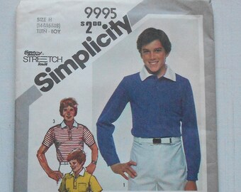 Simplicity 9995, Size 14,16,18; UNCUT, Out of Print, Vintage, 1981, Pullover Top Pattern