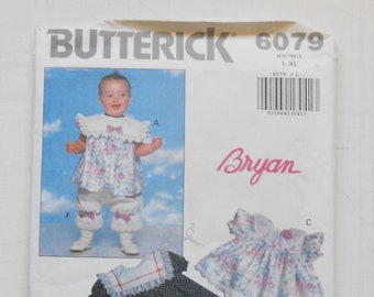 Butterick 6079, Size L,Xl; UNCUT, Out of Print, Vintage, Dress, Jumpsuit, and Pantaloons Pattern