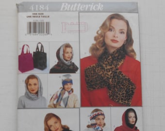 Butterick 4184, Size: One Size; UNCUT, Out of Print, Vintage, Accessories Pattern