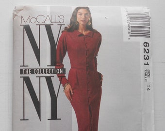 Size 12 UNCUT Pattern printed 1993 Skirt Pant Pattern #6733 McCall/'s Jacket