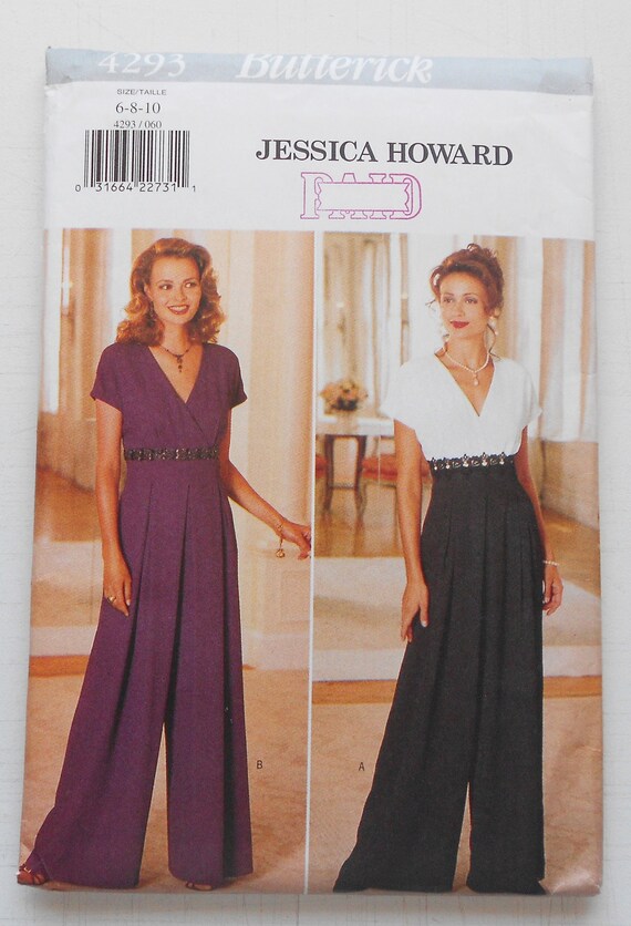 Butterick 4293, Size 6,8,10; UNCUT, Out of Print, Vintage, Jessica