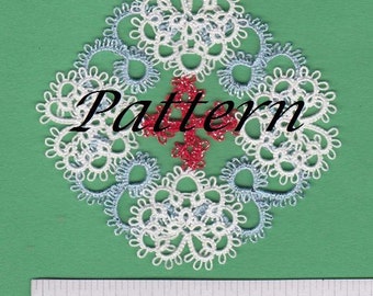 PATTERN:  Tatted  LOVE of GOD  Christmon Chrismon Tatting Pattern - - Pattern Only