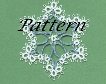 Tatted Snowflake & Doily Pattern: Paulina Design (Digital Download)