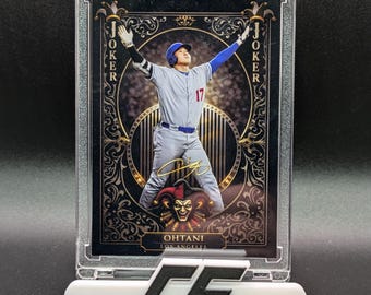 Shohei Ohtani Black Joker Gold Auto