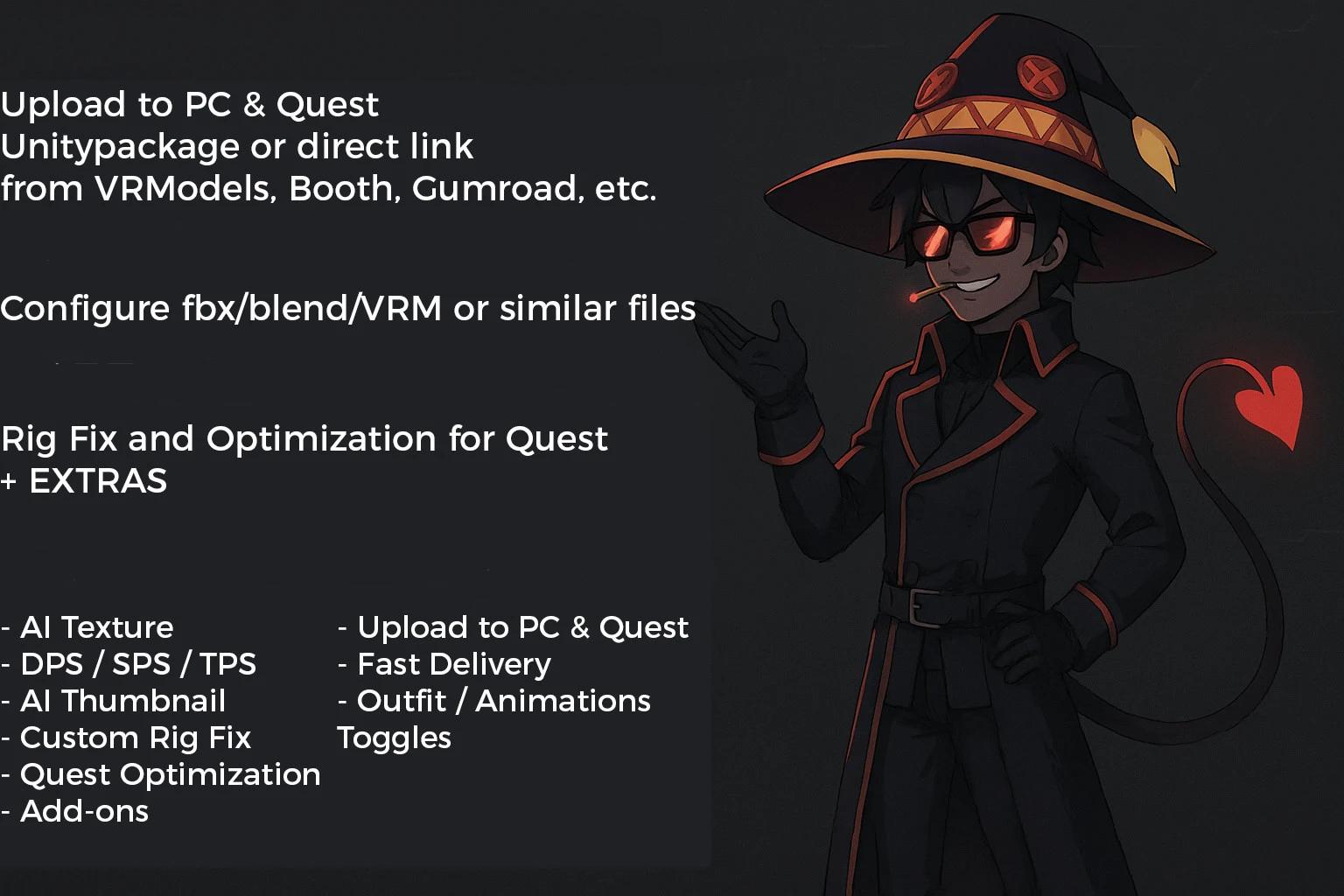 Vrchat Loading Character Upload Vrchat Avatar for PC and Quest |RIGGING | FIX All Issues (errors ...