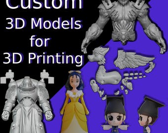 Custom 3D Model: Character Sculpting for 3D Printing