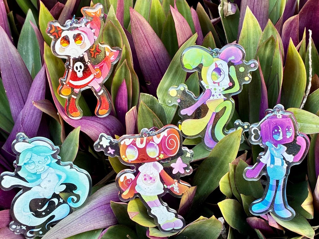 Dandys World Keychains - General Toons! (CHECK DESCRIPTION) - Etsy UK