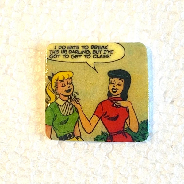 PIN. Archie comics Betty and Veronica pin.