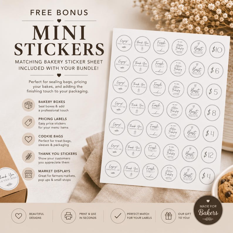 Bakery Ordering System, Order Form Contract Invoice Pricing Guide, Google Canva Home Baker, Cottage Food image 15
