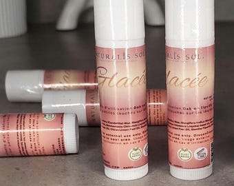 Bálsamo labial Rose Lemonade Glaçée – Barra de brillo intenso – Vegano - 6 g