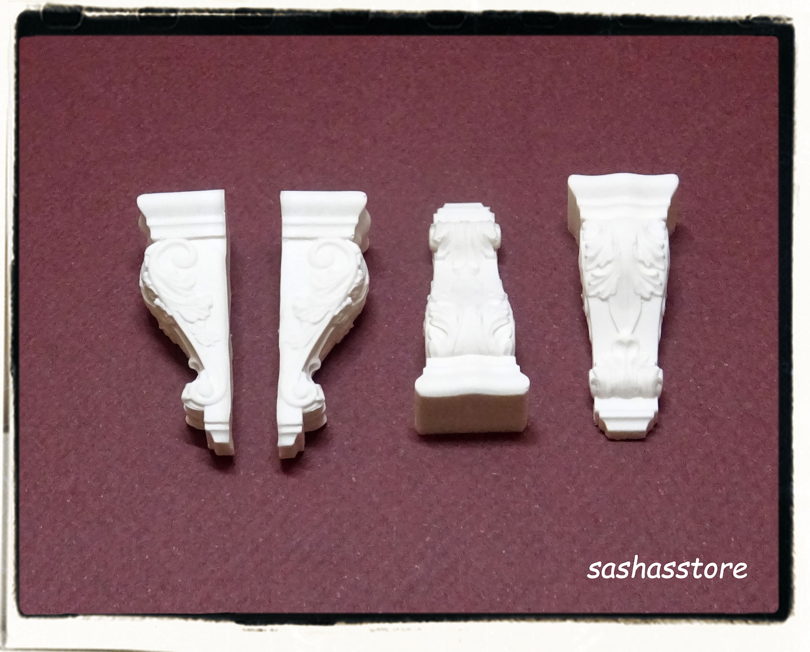 Miniature Dollhouse Corbel 12th Scale Corbels for Dolls Etsy