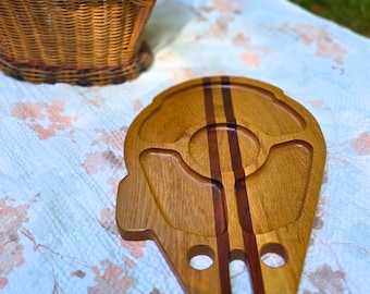 Millennium Falcon Inspired Serving Board — White Oak Charcuterie, Personalized