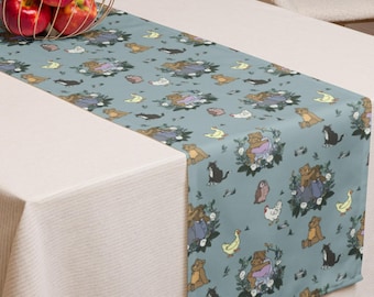 Little Bear TV Show Inspired Table Runner for Country Cottage Theme Parties