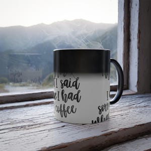 Color Changing Coffee Mug: Heat Reveal, Fun Gift