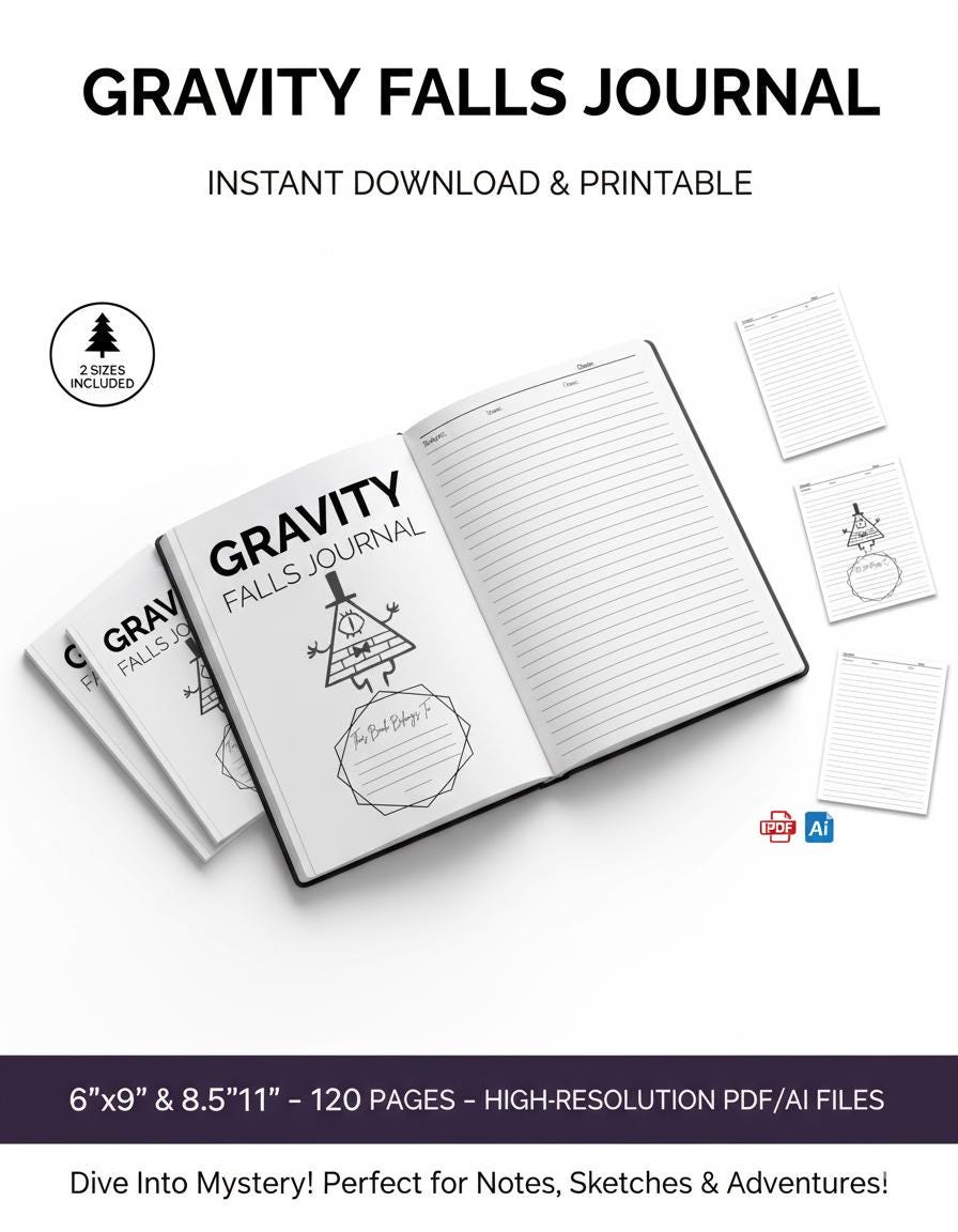 Gravity Falls Journal 3 Replica - Etsy