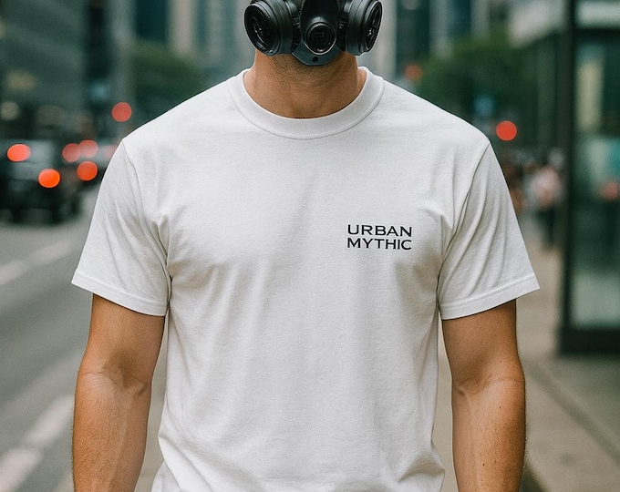 Urban Mythic White Cotton Tee