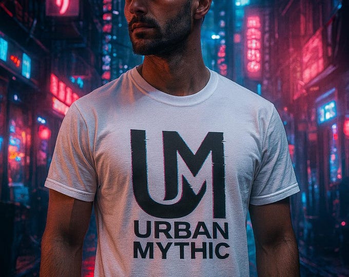 Urban Mythic "Glitched" White T-Shirt
