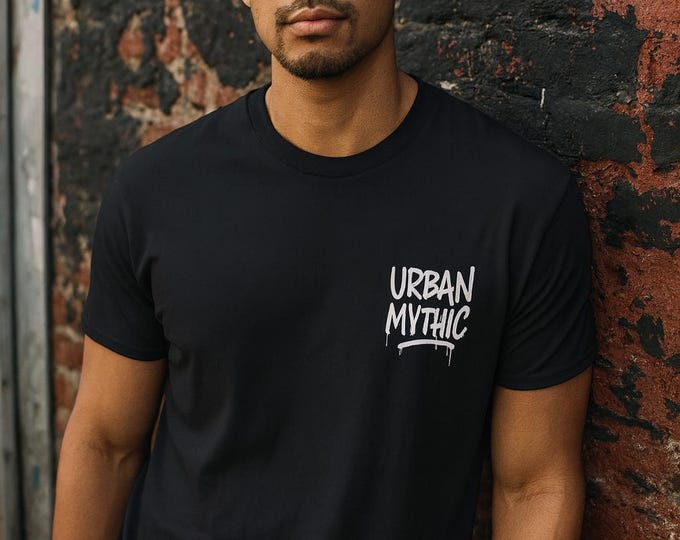 Urban Mythic "Graffiti" Black T-Shirt