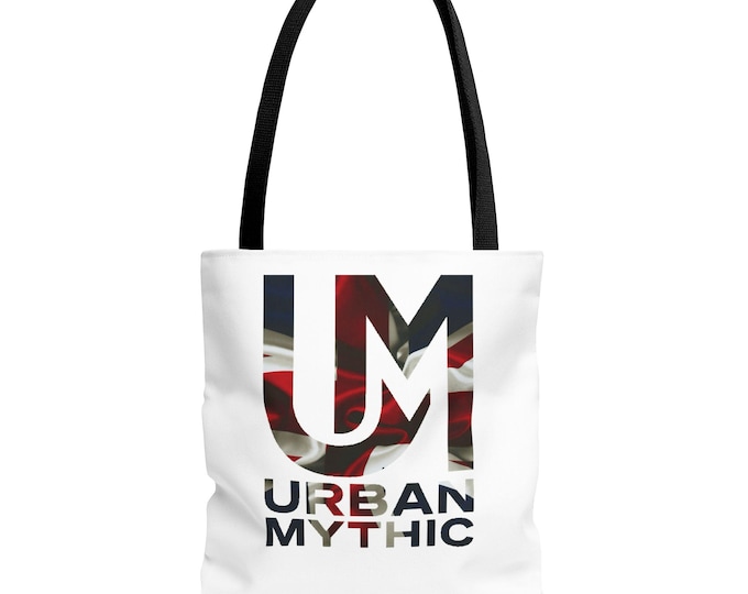 Urban Mythic Tote Bag - Union Jack British Flag Patriotic Tote Arm Sling Bag