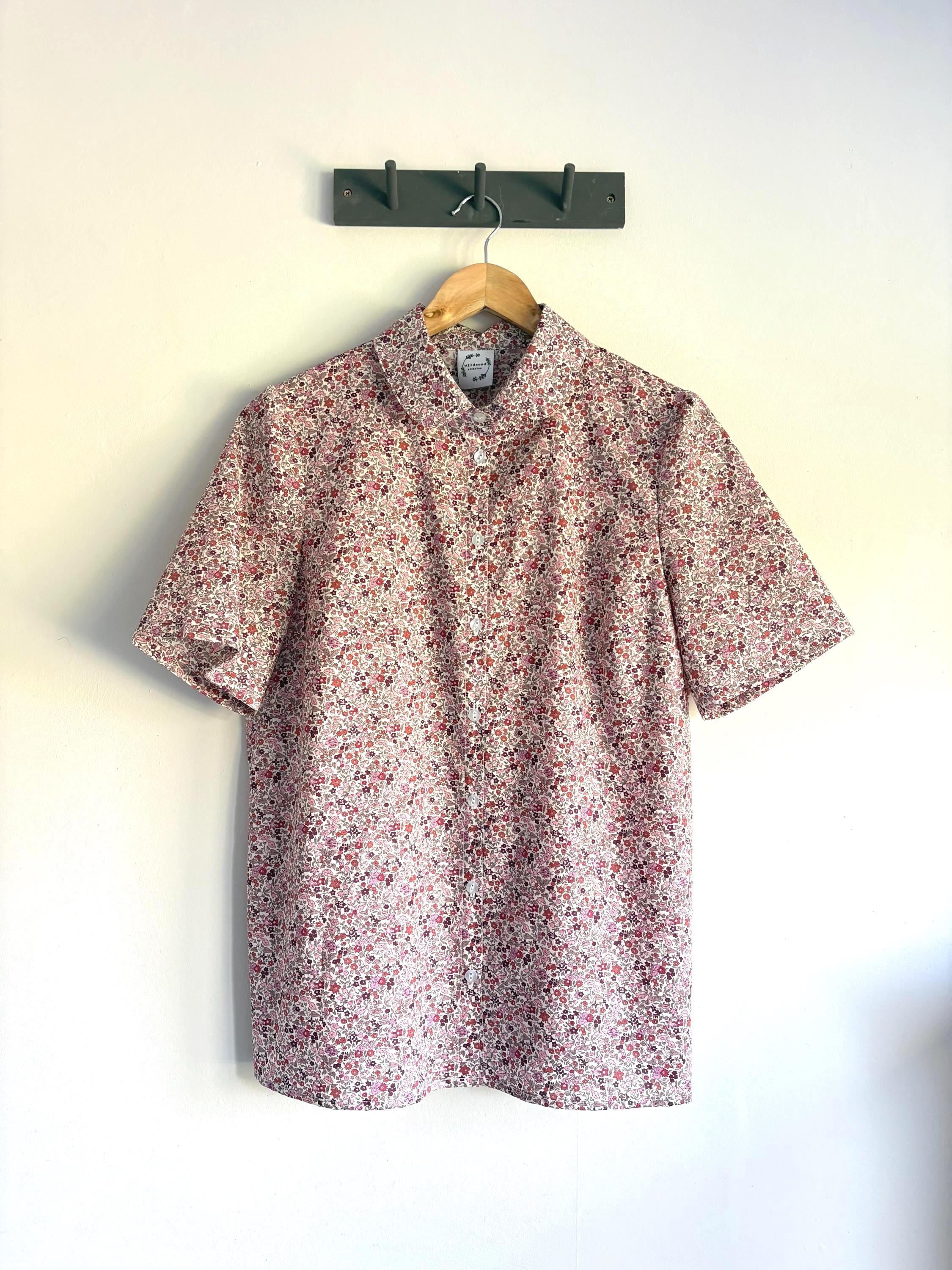 KEITH Lサイズ / キースエルサイズ 【Lサイズ】Anniversary Edenham Liberty Print Half Sleeve Blouse Anniversary Edenham Liberty Print Half Sleeve Blouse