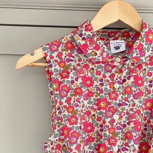 Brennnessel Kleid, Ärmelloses Shirt Kleid Liberty of London Print