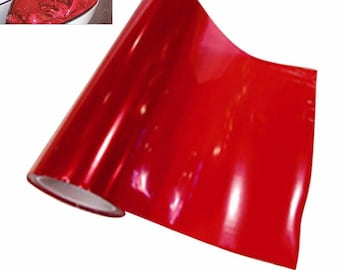 Lámina de luces traseras, lámina roja, lámina de luces traseras, lámina de faros de coche, resistente al agua y a los rayos UV