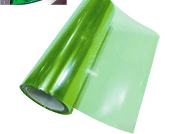 Lámina verde para luces traseras, lámina para faros de coche, lámina resistente al agua y a los rayos UV