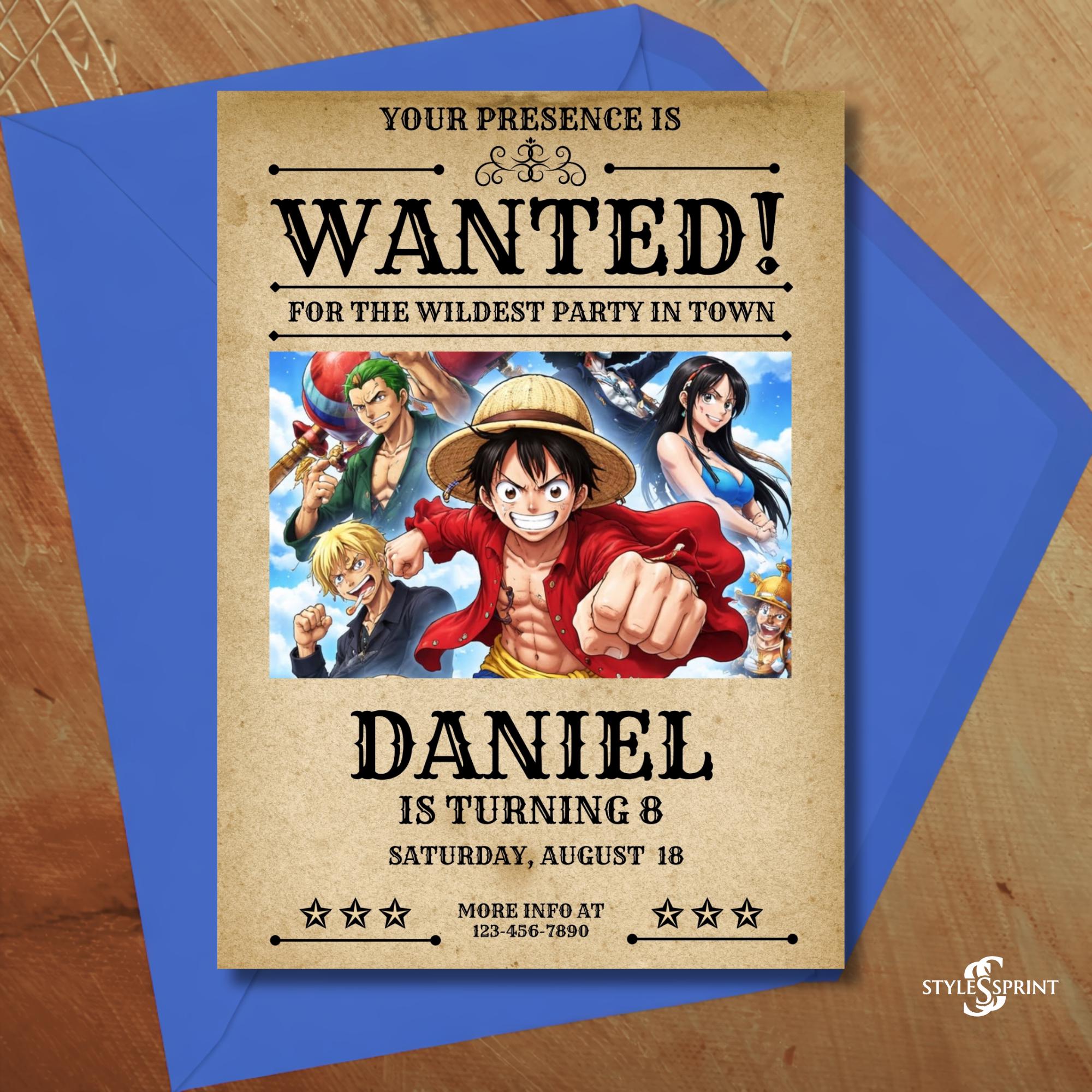 One piece birthday card - Etsy 日本