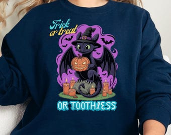Camiseta de Halloween sin dientes, sudadera sin dientes, sudadera con capucha de Halloween sin dientes, camiseta de Halloween de dragón, camiseta httyd, camiseta de dragón