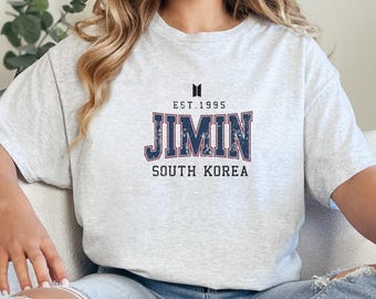 Jimin Hoodie, South Korea, Est. 1995, Black Pullover Sweatshirt, Jimin Shirt