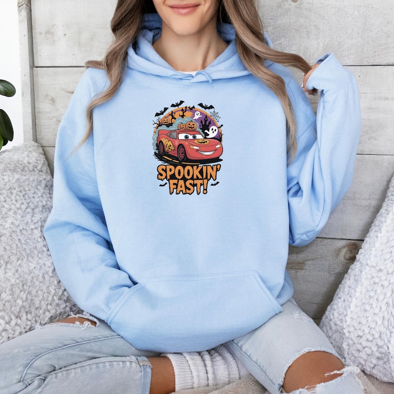 cars halloween shirt, cars halloween tee, disney pixar cars, halloween cars, halloween mcqueen, lightning mcqueen, lightning shirt, mcqueen, mcqueen halloween, mcqueen shirt, pixar cars shirt, race car shirt, spooky vibes shirt