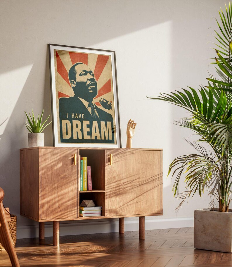 Martin Luther King Jr. “I Have a Dream” Vintage Style Poster - Etsy