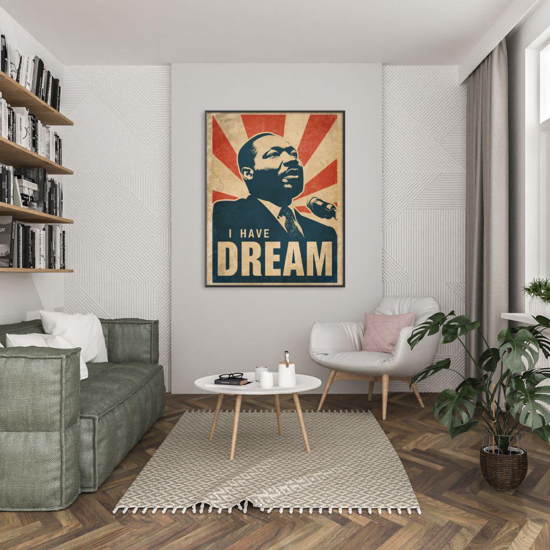 Martin Luther King Jr. “I Have a Dream” Vintage Style Poster - Etsy