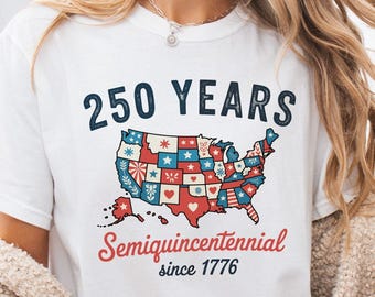 Camiseta retro con mapa del 250 aniversario de EE. UU., camiseta con bandera religiosa