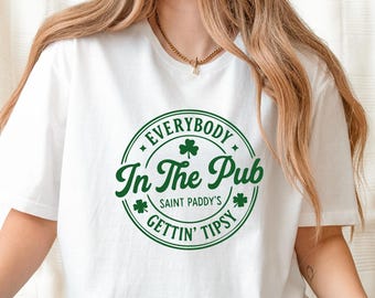Funny St Patrick's Day Drinking Shirt, Irish Pub Tee
