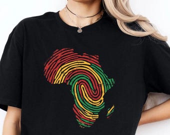 African Heritage T-Shirt: Black History Month Ethnic Print Tee