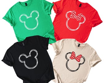 Mickey-Minnie Mouse Shirt, Disney couple shirt, Disney Family Shirt, Custom Disney Shirt, Disney Matching, Disneyworld Shirt, disneyland