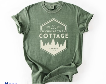 I'm Coming To The Cottage Shirt, Hockey Romance Inspired Shirt, Heated Rivalry Booktok Tee, Comfort Colors Outdoors Tee, Cozy Cottage,