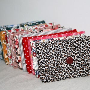 Porte-Cartes / Porte-Monnaie Fait Main - Multicouleur - Coton - Neuf