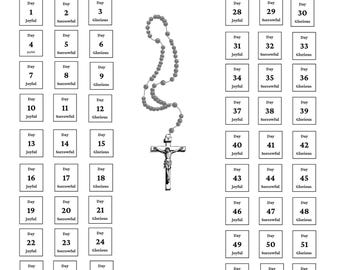 Guía de oración para la novena del Rosario de 54 días (descarga digital)