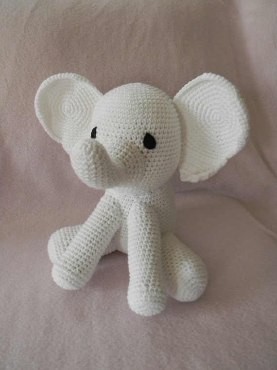 white elephant stuffed animal