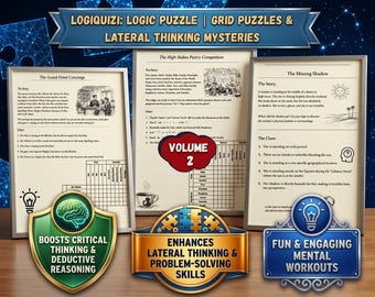 Logi Quizi: 45 rompecabezas de lógica avanzada (descarga en PDF) Vol. 2