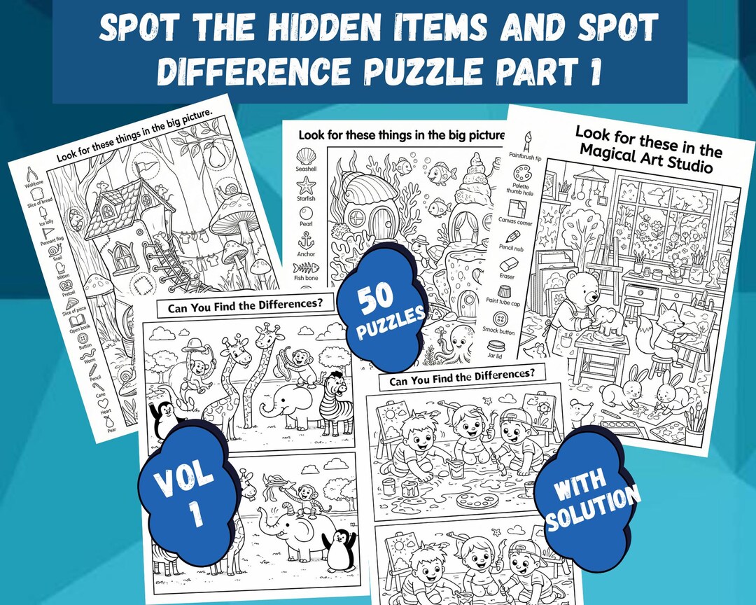 Hidden Pictures Activity Book Spot the Hidden Object Puzzles With ...