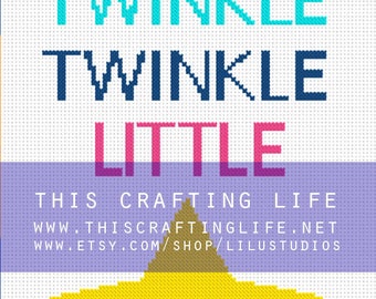 Twinkle Twinkle Little Star Chart for Knit or Crochet {Graph Style pattern and charts}