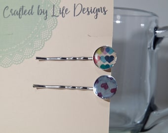 Handmade Hair Clips with fun designs