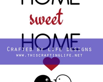 Home Sweet Home Chart for Knit or Crochet {Graph Style pattern and charts}