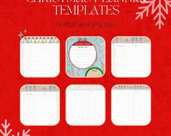 Christmas Planner Pages Printable Mini Pack A5 Size