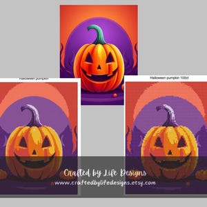 Halloween Jack-o-Lantern Chart for Knit, Crochet or Cross Stitch {Graph Style pattern and charts}